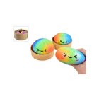 Fidget: Kawaii Rainbow Foam Dumpling (Satunnainen. 8.5cm) GADGET