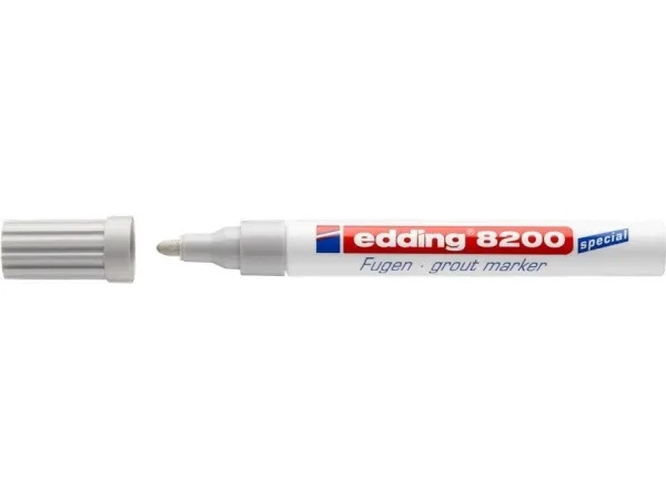 Edding e-8200 grout marker Harmaa