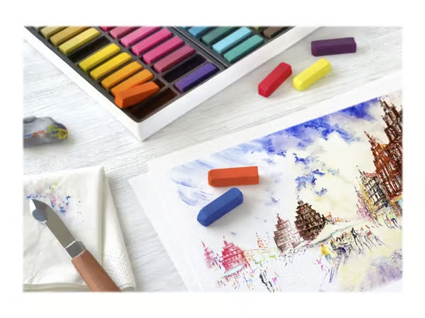 Faber Castell Soft pastels Mini cardboard box (72 pcs)
