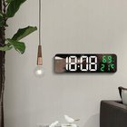 LED kello 12/24 LUSTER, vihreä
