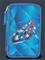 Beckmann Norway Three Section Pencil Case With Content, Blue Lightning - Blue - ONE SIZE – kuva 3