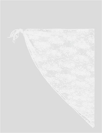 LMTD Nlfslace Light Scarf - White - ONE SIZE