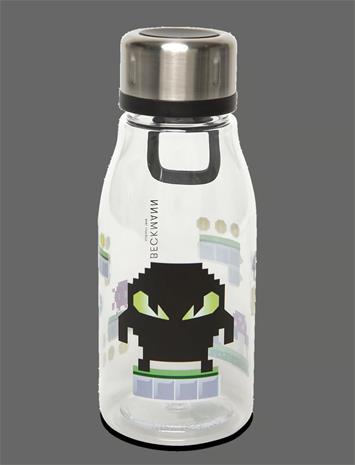 Beckmann Norway Drinking Bottle 400 Ml, Pixel - Black - ONE SIZE