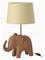 J-Line Table Lamp Striped Polyresin Brown - Brown - ONE SIZE – kuva 2