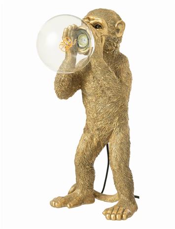 J-Line Table Lamp Monkey Polyresin Gold - Gold - ONE SIZE