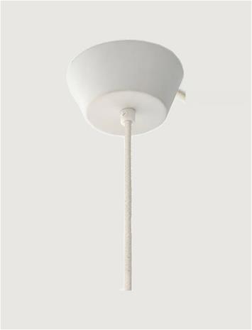 MOEBE Ceramic Ceiling Rose, Basic, White - White - 3.5X 10X 10CM