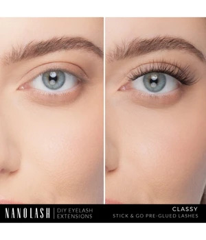 Nanolash DIY eyelash extensions Stick & Go pre-glued lashes Class