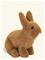 Teddy Hermann Sitting Rabbit Brown 20 Cm - Brown - ONE SIZE – kuva 2