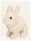 Teddy Hermann Sitting Rabbit Cream 20 Cm - White - ONE SIZE – kuva 2