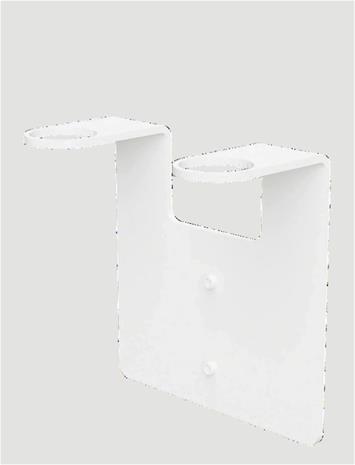 Nichba Design Soap Holder - Double - White - White - ONE SIZE