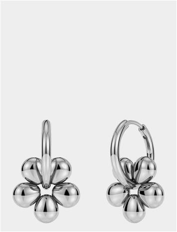 Edblad Daisy Hoops Silver One Size - Silver - ONE SIZE