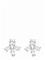 By Jolima Crown Mini Earring - Silver - ONE SIZE 2 cm – kuva 4