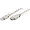 Pro USB-A <-> USB-A - 0.3m - Harmaa – kuva 1
