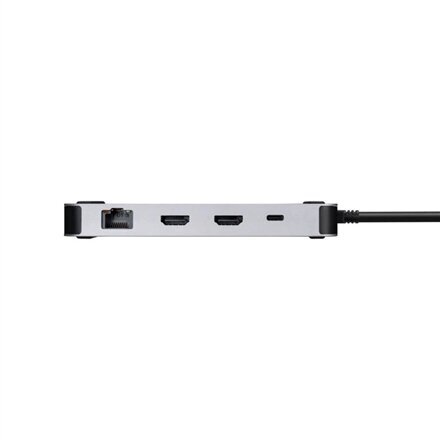 Targus DOCK429GL laptop dock/port replicator Wired USB4 Silver