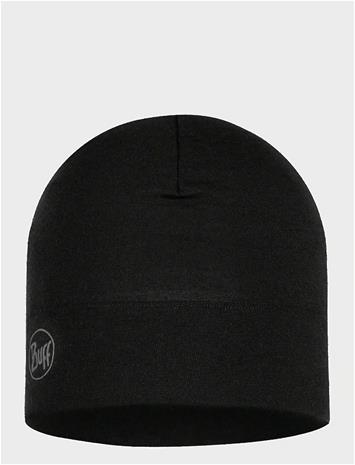 Buff Buff Midweight Merino Hat Solid Black