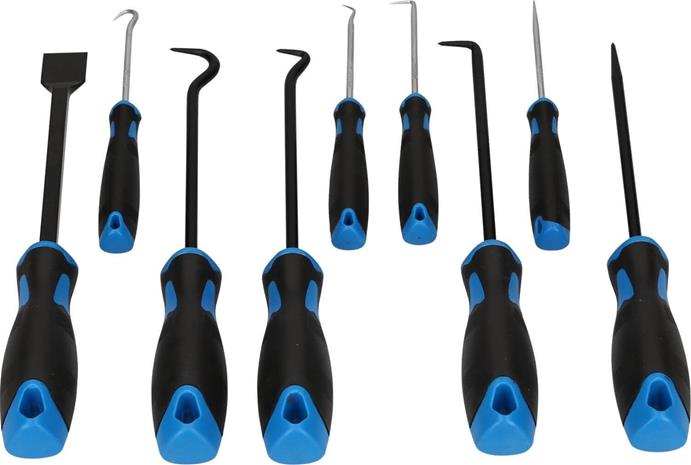 Kaavin-haka-työkalusarja, 9-os, Brilliant Tools
