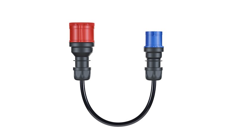 go-e Gemini flex -adapteri 11 kW - CEE blue 16 A