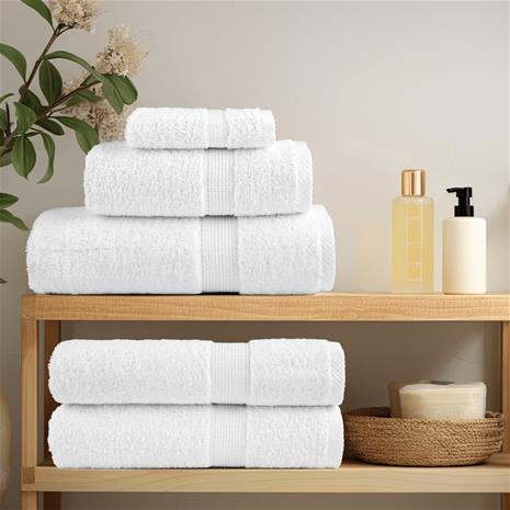 vidaXL Premium Pyyhkeet SOLUND 4 kpl valk. 100x150 cm 600 gsm