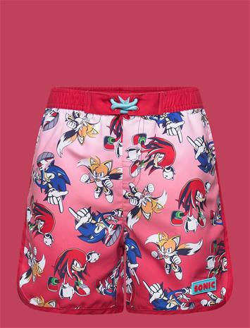 Sonic Modern Uimashortsit, Punainen, 140-146