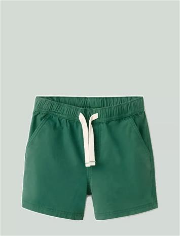 Mango Cotton Shorts With Drawstring - Green - 5-6