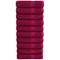vidaXL Premium Pyyhkeet SOLUND 10 kpl punainen 50x100 cm 600 gsm – kuva 3