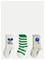 Mini Rodini Table Tennis 3-Pack Socks - Multi/patterned - 32/35 – kuva 2
