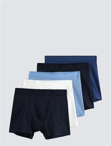 Lindex 5-Pack Boxer Shorts - Navy - 170