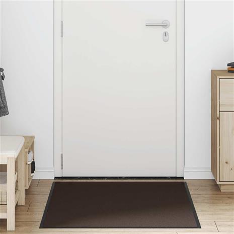 vidaXL Ovimatto ruskea 80x120 cm