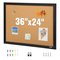 Korkkitaulu 91x61 cm, MDF-kehys ja 10 tappia – kuva 1