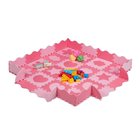 Leikkimatto "Delione" reunuksella 1x31,5x31,5cm, vaaleanpunainen
