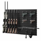 Seinään kiinnitettävä aseteline VEVOR RF-SN-048B, 6 kiväärille ja 6 pistoolille, 67 × 39 × 24 cm