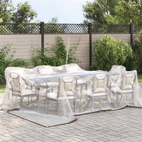 vidaXL kirkas suojapeite silmukoilla 5x5 m polyeteeni – kuva 6/6
