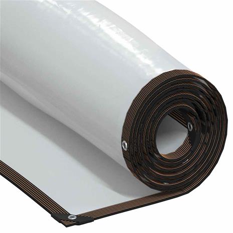 vidaXL kirkas suojapeite silmukoilla 2x4 m polyeteeni