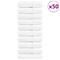 vidaXL Saippuapyyhkeet SOLUND 50 kpl valkoinen 30x30 cm 600 gsm – kuva 4