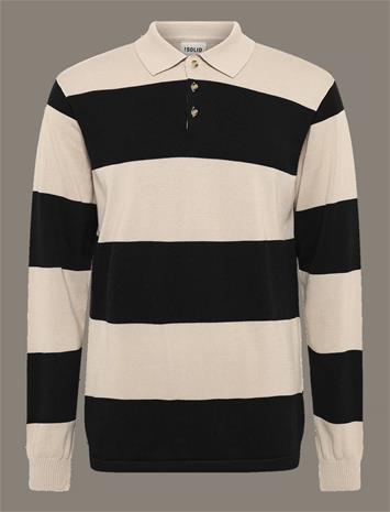 Solid Sdrue Polo - Black - XXL