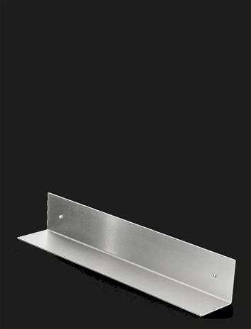 Nichba Design Shelf 60Cm - Brushed Stainless - Silver - ONE SIZE