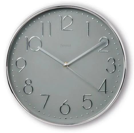 Hama Corsica Wall Clock 30 cm Silver