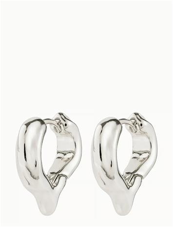 Pilgrim Iris Earrings Silver-Plated - Silver - ONE SIZE