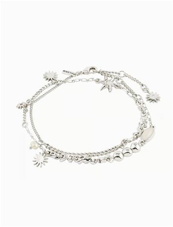 Pilgrim Prism Bracelet Silver-Plated - Silver - ONE SIZE