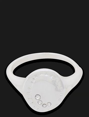 Pilgrim Here Ring Silver-Plated - Silver - ONE SIZE