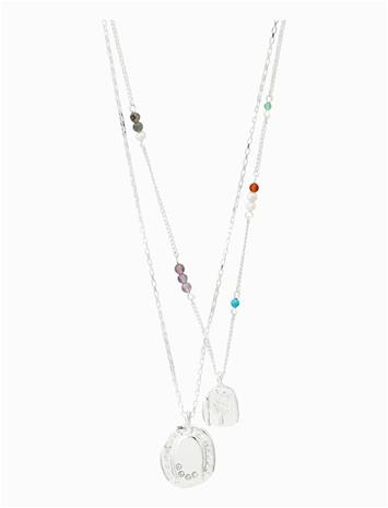 Pilgrim Here Necklace Silver-Plated - Silver - ONE SIZE – kuva 2/4