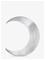 Jane Koenig Big Half Moon Stud - Silver - LEFT – kuva 3