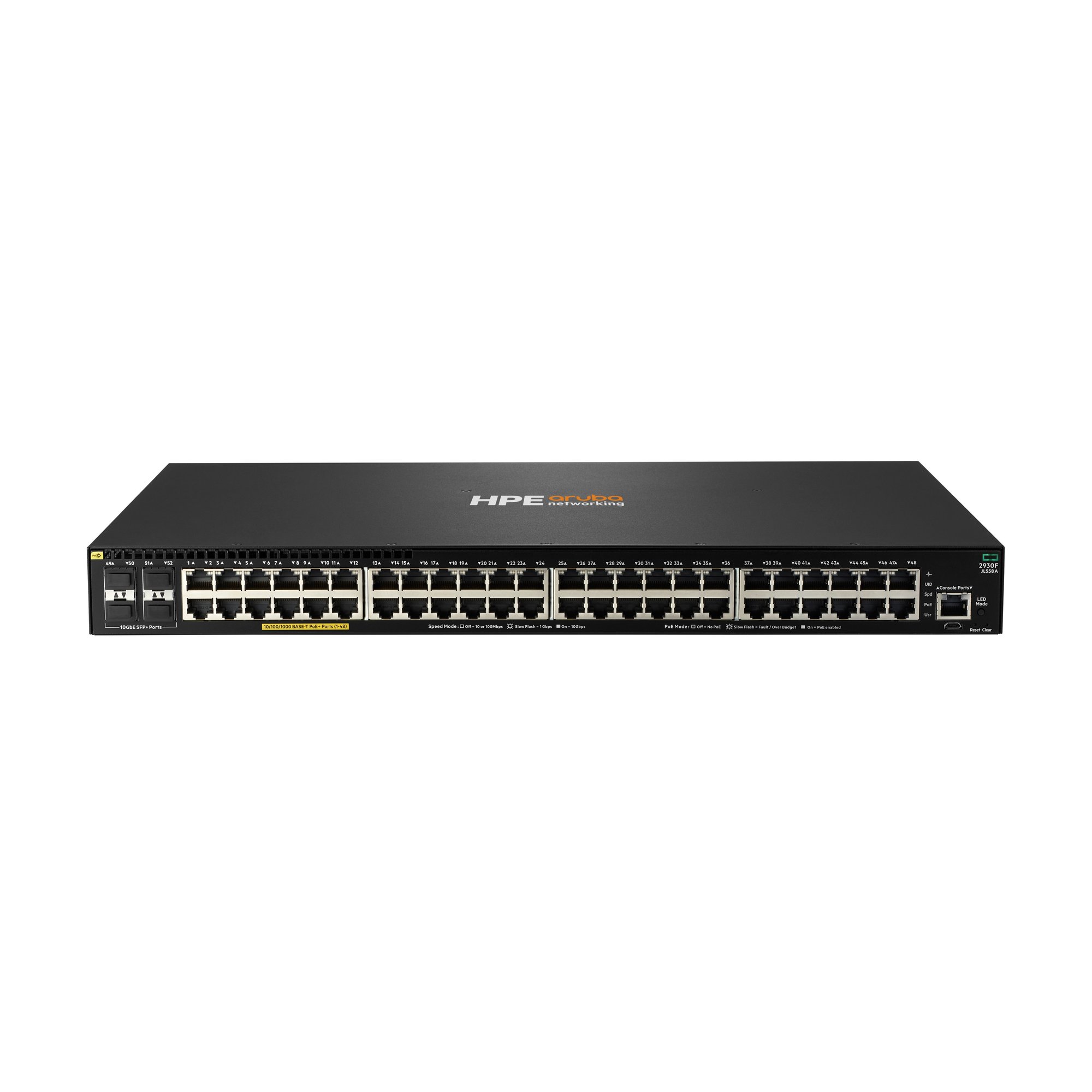 Hewlett Packard Enterprise Aruba 2930F 48G PoE+ 4SFP+