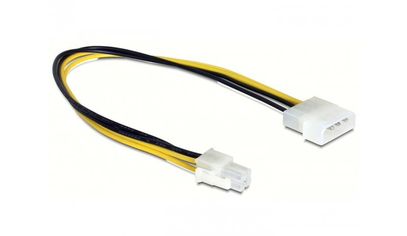 DeLOCK 0.3m P4/Molex 4-pin 65611 – kuva 1/1