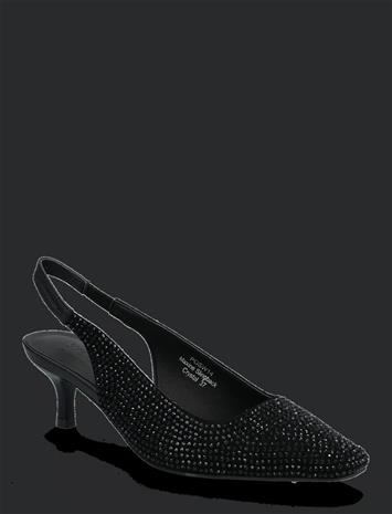 WODEN Maxine Slingback Crystal - Black - 42 – kuva 2/3
