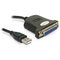 DeLOCK USB 1.1 parallel adapter 61330 – kuva 1