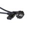 ACT 230V connection cable schuko male (angled) - C13 (angled) 2 m AK5018 – kuva 1