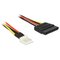 DeLOCK 0.6m SATA 15p / 4p 83879 – kuva 1