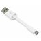 Kit 8600USBKEYWH USB-kaapeli USB 2.0 0,15 m USB A Micro-USB B Valkoinen – kuva 1