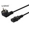 SAVIO CL-98 IEC320 C13 - Schuko 1,8 m Musta – kuva 1